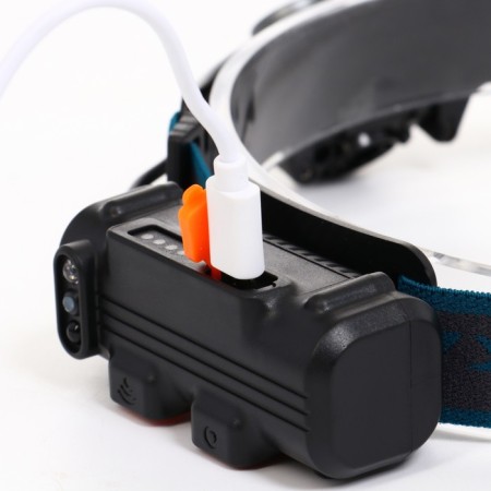 Battery -off Llamp, 15 W, 2000 mAh, COB, XPE, 6 modes, charge indicator, USB-4