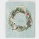 Laminated vertical "New Year's Wreath", S 11.5 x 14.5 x 5.5 cm, New Year