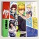 Disposable plate of square paper "anime", blue, 21 cm 1