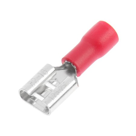 Duwi flat connector RP, 0.5x1.5 mm2, "mother", red, 10 pcs.