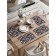 A set of napkins for setting the table "Flower Field", rectangular, rounded edges, size 30x46 cm, 4 pcs