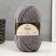 Lori yarn 45% acrylic, 30% nylon, 25% PE 170m/50g (169 - gray)