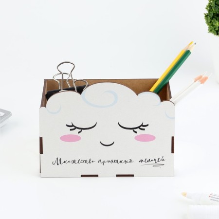 Organizer for the office, composite "cloud", 15 x 10 x 8 cm-2