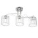Chandelier 91287/3 E27 40W white-chrom 52x15x25 cm Bayerlux