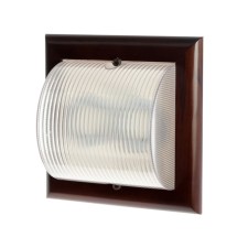 Lamp Ecola NBB-04-60-012, 2XGX53, IP65, 220V, 245x245 mm, matte, t/nut color