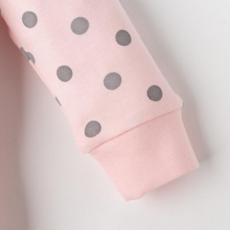 Combineson crumb I am "peas", pink, height 86-92 cm-4