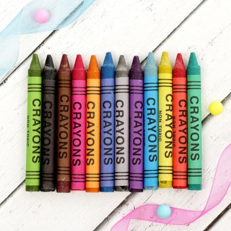 A set of 12 wax pencils, height 1 pc. = 8 cm, d = 0.8 cm-5