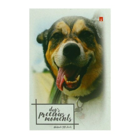 Notepad A6, 40 sheets on the paper clip "puppies", mix-1