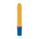 Unrealistic vibrator PMV Tone G-Spot, silicone, yellow, 23 cm