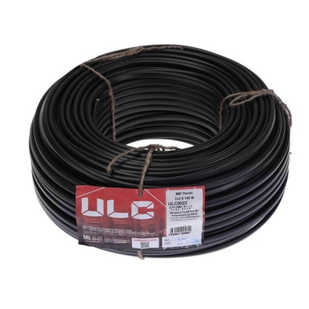 Cable "ULC" VVG-PG (A) -LS, section 2x2.5 mm2, 100 m, GOST, Black-3