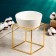 Pot on the stand "Cube" on the gold stand 17x12x12cm