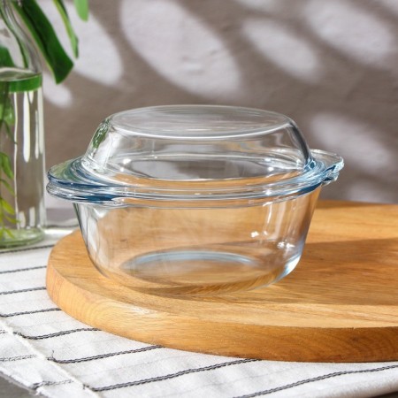 Borcam baking pan, glass cover, 840 ml, 430 ml