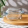 Borcam baking pan, glass cover, 840 ml, 430 ml