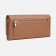 Women's wallet on magnets, beige color