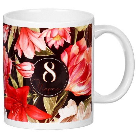 Sublimation mug, 350 ml "March 8", princesses-3