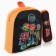 Baby plush backpack with the Penal "Robots", 24*24 cm, color orange color