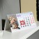Desktop calendar, house with cursor "Flowers" 2025, 10.5 x 22 cm