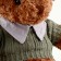 Soft toy "Bear" in a jacket, 50 cm, brown color