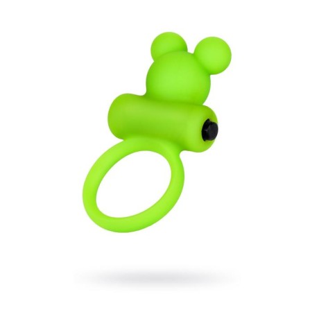 Vibrocolor on the penis Toyfa A-Toys, silicone, green color, d = 3.1 cm