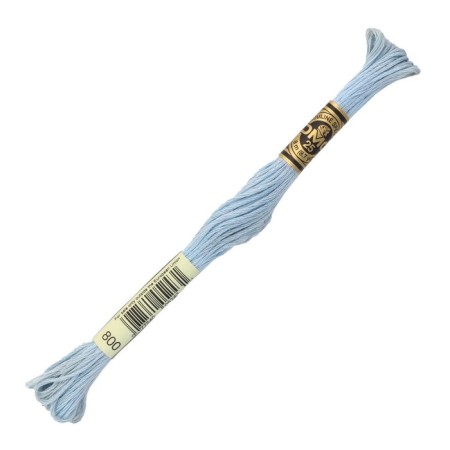 The threads of the DMC 117 (800), 12 pcs. packaged