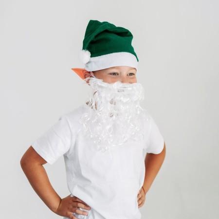 New Year's carnival set "Gnomik" beard, cap, ears, for the New Year-1