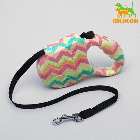 Roulette "Paw", 5 m, up to 35 kg, zigzag print