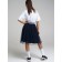 Skirt with a top of a grid, height 140 cm