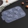 Form for chocolate and sweets plastic "dragons", cell size 5 × 4 cm, color transparent color