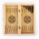 Board game 3 in 1 "Marble": chess, checkers, backgammon, woodboard 40 x 40 cm