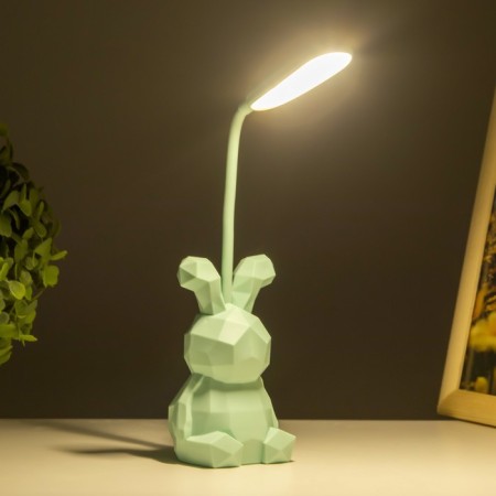 Bunny table lamp LED 3W USB Blue 6.5x6.5x28 cm Risalux-2