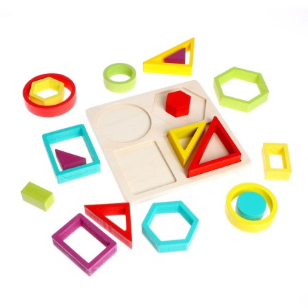 Children's developmental set 2 in 1 "Geometric figures"-1