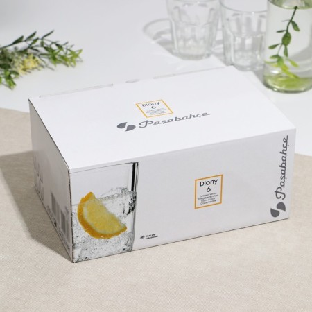 Set of glass glasses Diony, 265 ml, 6 pcs-4