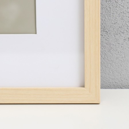 Photo frame MDF "Ellis" 30x40 cm, with a paspartm, natural 76717-2
