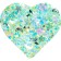 Glitter-Gel Face Love Generation We Love Glitter, tone 01 green, 15 ml