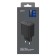 Network charger PERO TC02, 2 USB, 2.1 A, MicroUSB cable, black