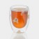 A set of glasses with double walls "Sukhotzet", 350 ml, 9.5x1.5 cm, 2 pcs