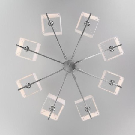 Alma chandelier, 8x40W E14, chromium color-2