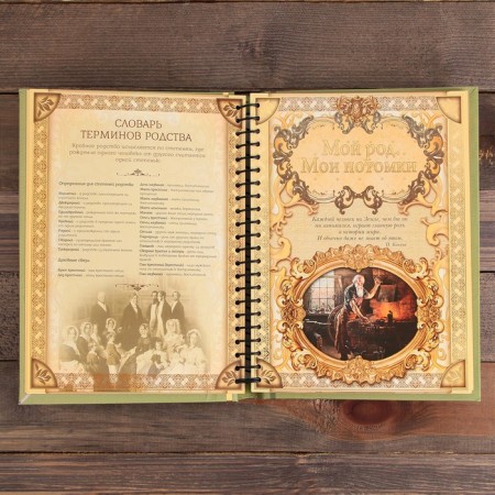 The genealogy book "Family Chronicle", 30 sheets, 24.5 x 29.2 cm-8