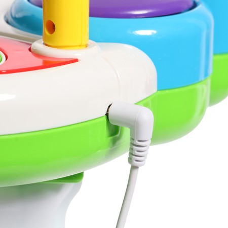 Floor synthesizer "Best Music", with a chair and a microphone-5