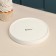 Porcelain dessert plate "Sola", 17 cm, white