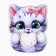 Organs Wallproof for jewelry "Cat"