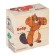 Wooden cubes "forest animals", set of 4 pcs.