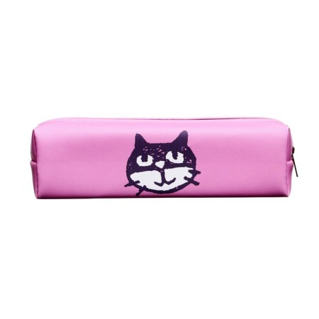 Penal School "Cat" with lightning, pink-2