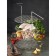 4-tier lattice with handles for a tandoor, tier diameter 23 cm, height 44 cm