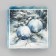 Cookie box, confectionery packaging, "miracles happen", 12 x 12 x 3 cm, new year