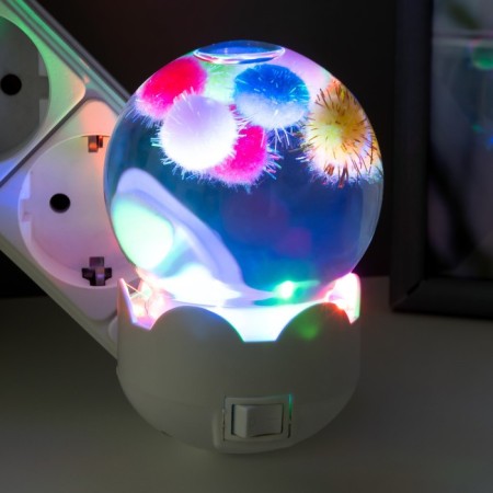 Nightlight "balls" LED white 7x7x11 cm Risalux-4