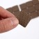 Laying furniture square tundra, size 25 x 25 mm, 18 pcs., Polymer, brown