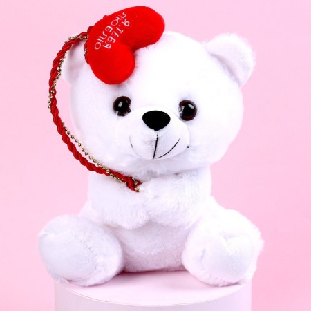 Soft toy "I love you", Bear, 18 cm-1