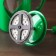 Know -hand jacket kettle - press "Compliment", 800 ml, glass, green color