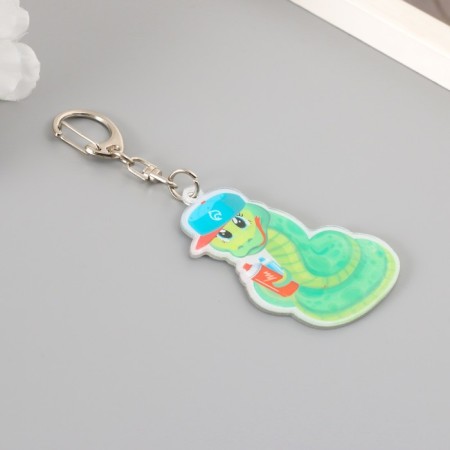 Acryl keychain "Snakes - Street Art" 6x4.7 cm-1